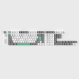 ISO Cherry Profile Dye-Sub PBT Volledige set Keycap Set - Grijs Wit Mint