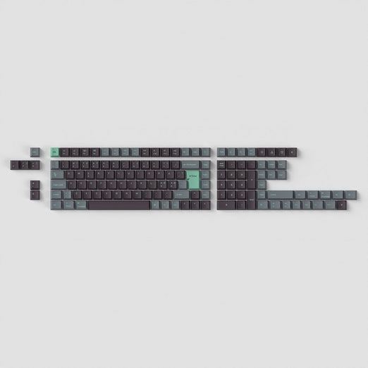 ISO Cherry Profile Dye-Sub PBT volledige set Keycap-set - Hacker Mint