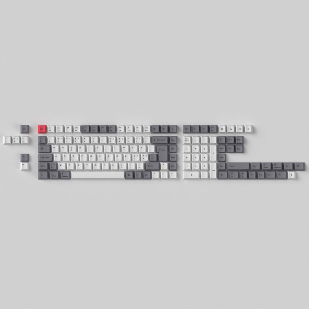 ISO Cherry Profile Dye-Sub PBT volledige set keycap-set - Retro