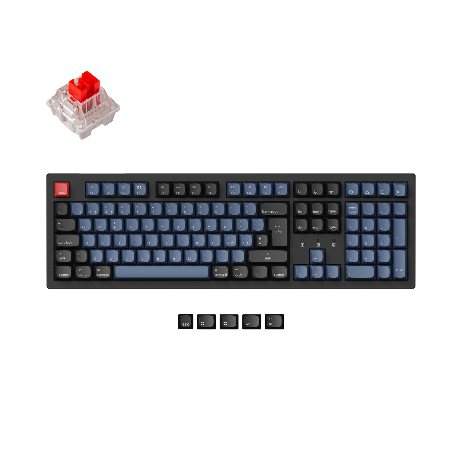 Keychron K10 Pro QMK/VIA Wireless Mechanical Keyboard ISO Layout Collection