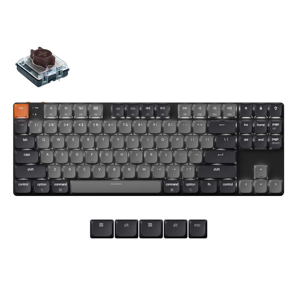 Keychron K1 QMK Wireless Mechanical Keyboard (Version 6) (US ANSI Keyboard)