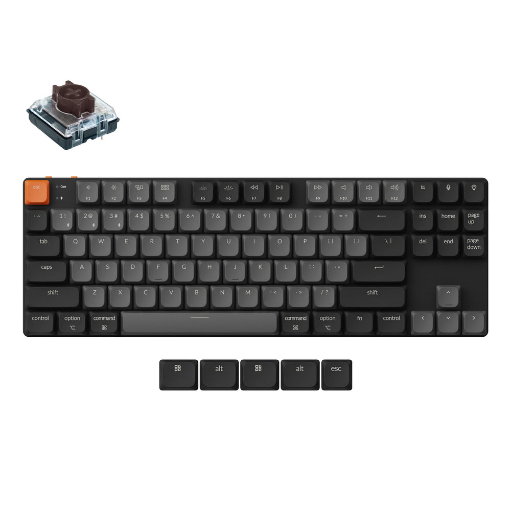 Keychron K1 QMK Wireless Mechanical Keyboard (Version 6) (US ANSI Keyboard)