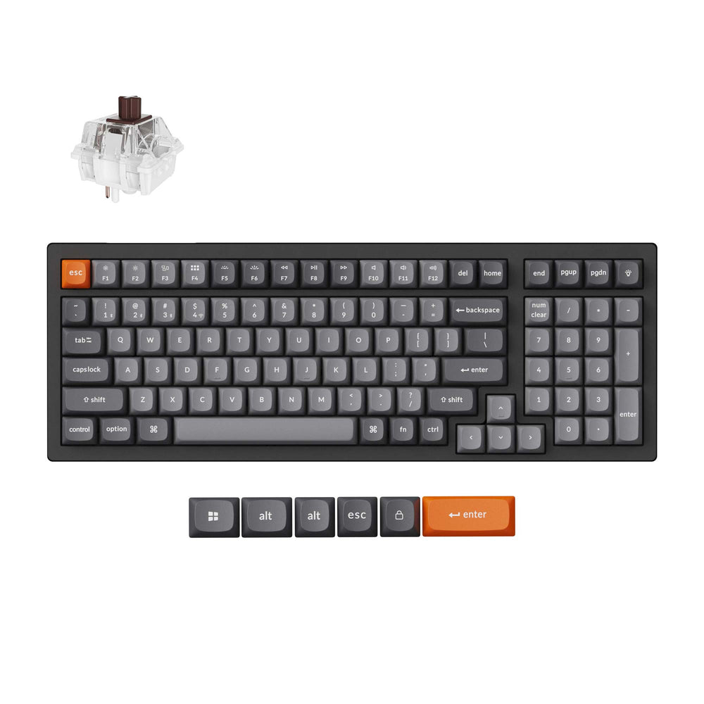 Keychron K4 Max QMK Wireless Mechanical Keyboard (US ANSI Keyboard)