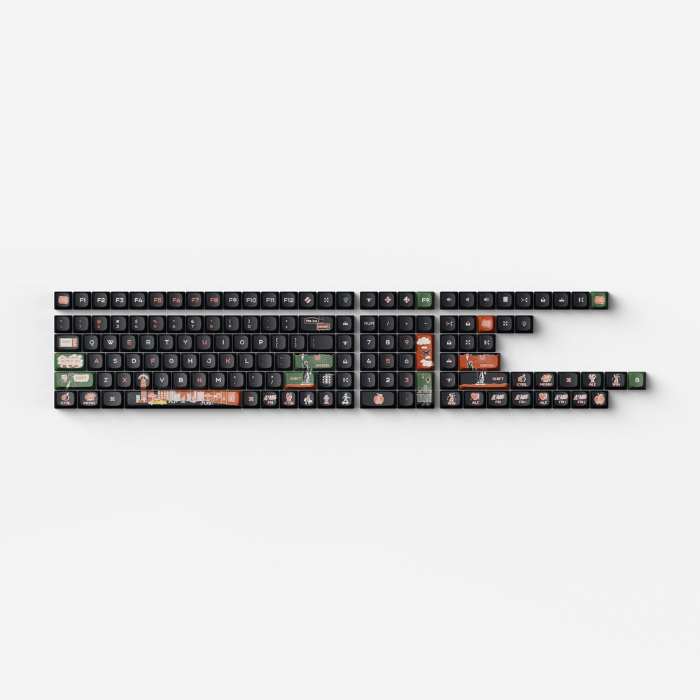 OSA Dye-Sub PBT volledige set keycap-set - New York