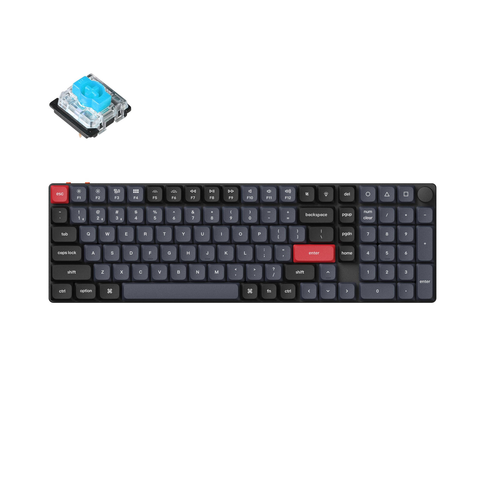 Keychron K17 Pro QMK/VIA Wireless Custom Mechanical Keyboard(US ANSI Keyboard)