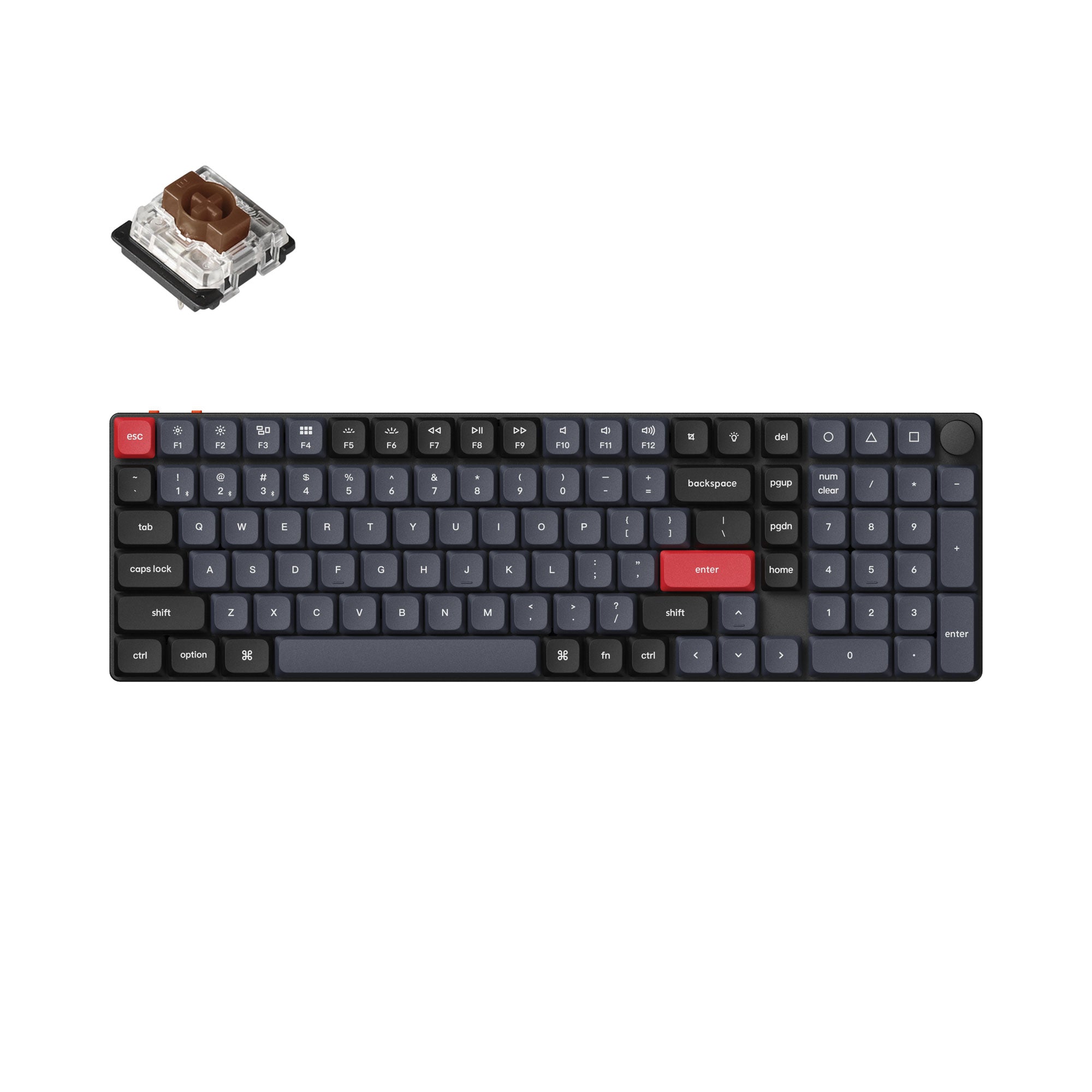 Keychron K17 Pro QMK/VIA Wireless Custom Mechanical Keyboard(US ANSI Keyboard)