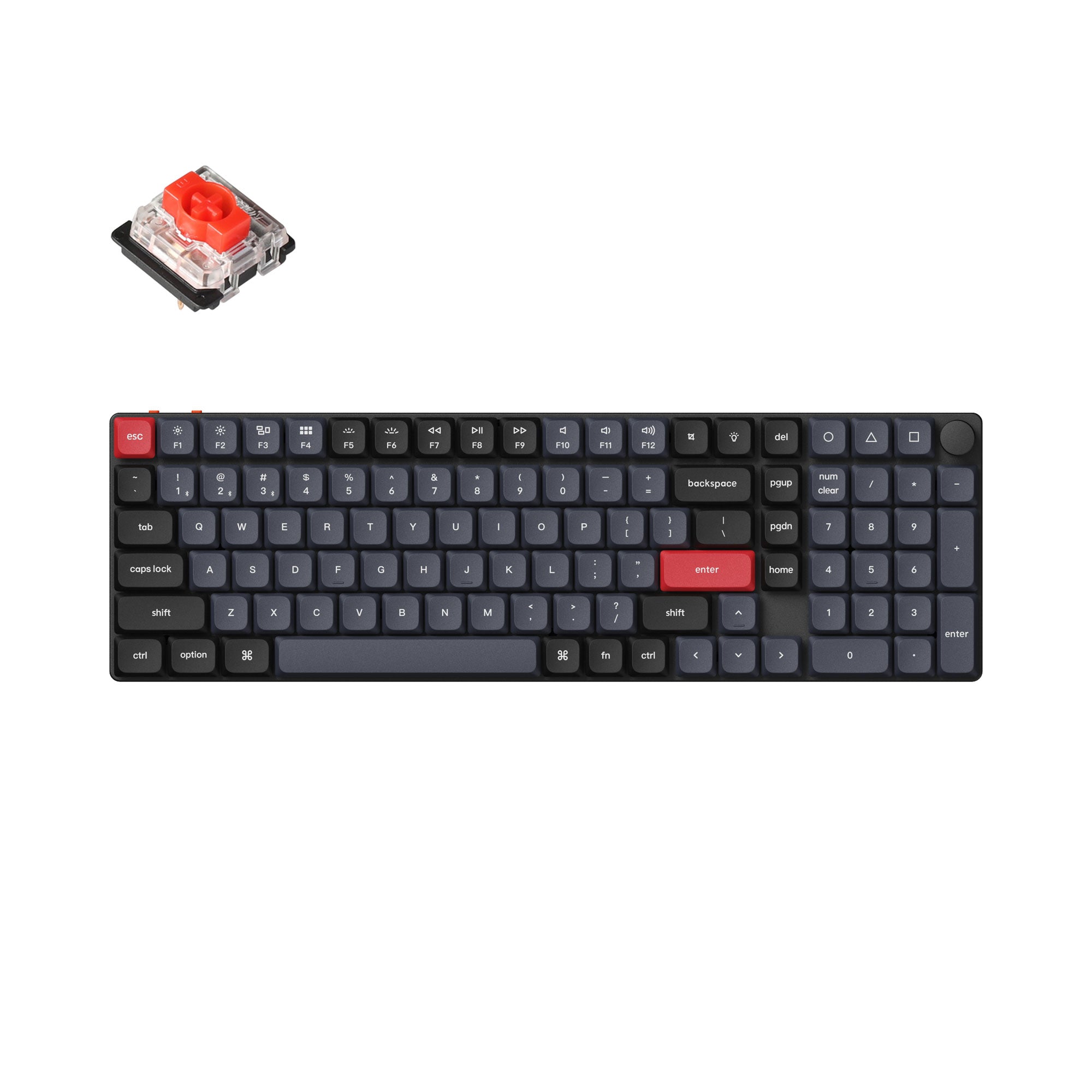 Keychron K17 Pro QMK/VIA Wireless Custom Mechanical Keyboard(US ANSI Keyboard)